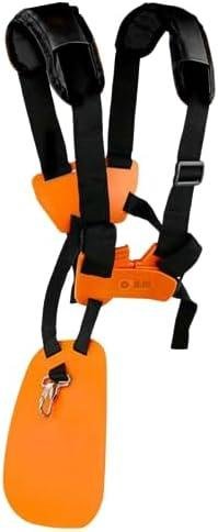         Cinto Especial De Sustentação Cor Preto E Laranja Bjb Equipamentos Roçadeiras Multimarcas Compativel com Modelos 33cc, 43cc, 52cc, 63cc Tamanho Único Universal, Confortavel Duplo Ombro Especial       