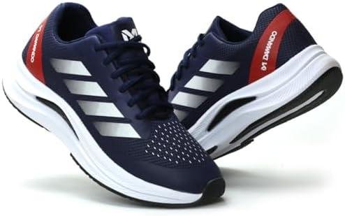         DM DAMANDO Tênis Masculino para Corrida, Academia e Caminhada Leve, Macio e Esportivo  Relógio Digital Vermelho       