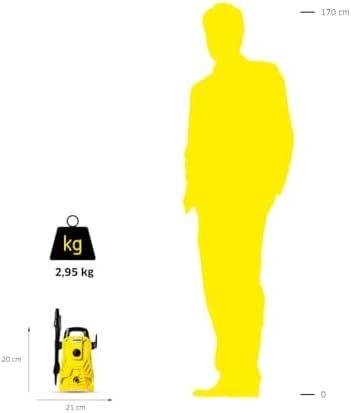         Kärcher Lavadora de Alta pressão Compacta 1500 PSI/Libras 1200W 300L/h com Aplicador de Detergente e Lança Regulável 127v       