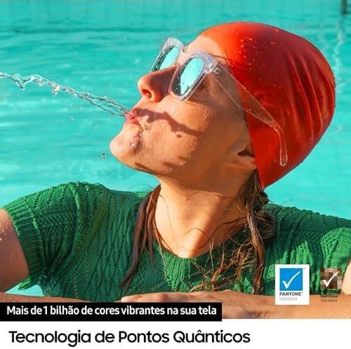         Samsung Smart TV 85 polegadas QLED 4K 85Q70D 2024, Tecnologia de Pontos Quânticos, Processador com AI, Painel até 120Hz, Design AirSlim 85