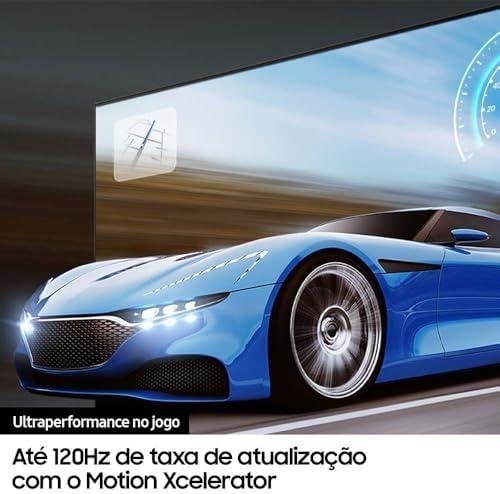         Samsung Smart TV 85 polegadas QLED 4K 85Q70D 2024, Tecnologia de Pontos Quânticos, Processador com AI, Painel até 120Hz, Design AirSlim 85