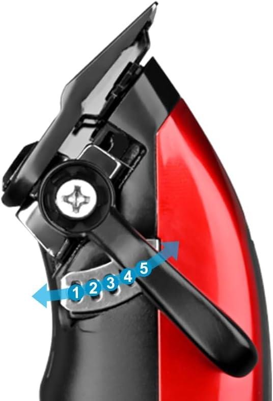         WMARK Cortador de cabelo profissional para barbeiro | Motor Maglev de 10.000 RPM | DLC Lâmina de desbotamento sem lacuna zero | Ferramenta de corte de cabelo recarregável e poderosa NG-X1       